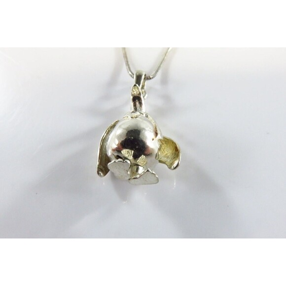 Articulated Sterling Silver Penguin On 16" Sterling Snake Chain - Picture 2 of 8